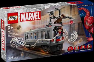 Конструктор LEGO Super Heroes Людина-павук проти Дока Ока Сцена в метро 393 деталі (76321)