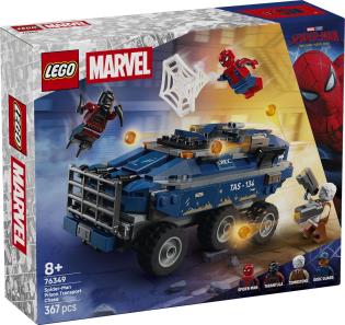 Конструктор LEGO® Marvel Погоня Человека-Паука за машиной для перевозки преступников, 367 деталей (76349)