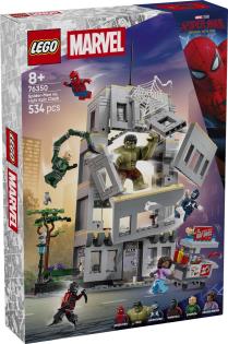 Конструктор LEGO® Marvel Эпическая схватка Человека-Паука против Халка, 534 детали (76350)
