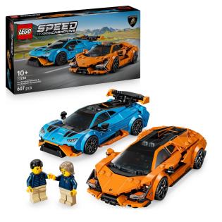 Конструктор LEGO Speed Champions Lamborghini Revuelto і Huracan STO 607 деталей (77238)