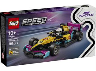 Конструктор  LEGO® Speed Champions  Гоночний автомобіль F1 ACADEMY™ LEGO®, 201 деталь  (77258)