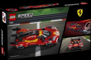 Конструктор LEGO® Speed Champions Ferrari 499P — мерч Ferrari, 329 деталей (77261)