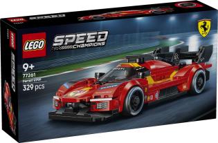 Конструктор LEGO® Speed Champions: Ferrari 499P Мерч Ferrari, 329 деталей (77261)