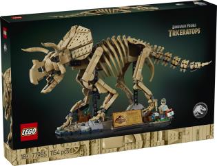 Конструктор LEGO® Jurassic World Скам'янілості динозаврів: трицератопс, 1154 деталей (77985)