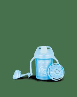 Чашка-непроливайка Twistshake Mini 230 мл 4m+ із силіконовим носиком блакитний (78399)