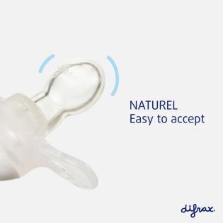 Пустушка силіконова Difrax Natural з 12 міс. помаранчевий (804 Peachy_arches)