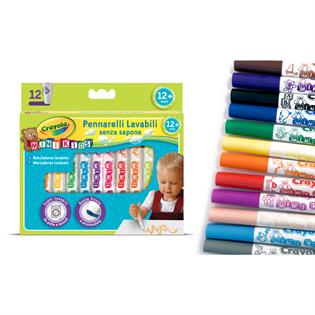 Набір фломастерів Crayola Mini Kids 12 кольорів (8325)