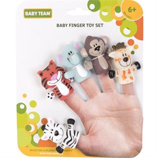 Игровой набор Baby Team Пальчиковый театр Весёлая детвора Сафари с обезьянкой (8700)
