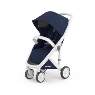 Прогулянкова коляска Greentom Classic синій, білий (8718858972319)