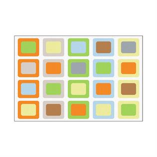 Ковер для детской University Цветные квадраты 1,83 x 2,74 м (CDC4612)