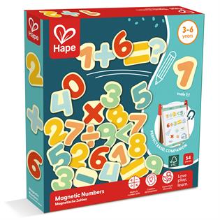 Набор магнитов Hape Цифры 54 шт. (E2007)