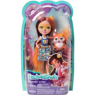 Кукла Enchantimals Лисичка Фелисити 15 см с питомцем (FXM71)