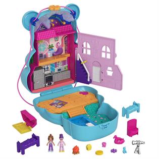 Игровой набор-сумка Polly Pocket Удивительный мир Медвежонок (GKJ63-HGC39)