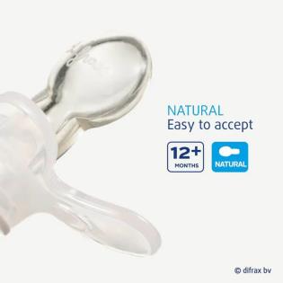 Пустушка силіконова Difrax Natural Night світиться у темряві з 12 міс. (GL804)