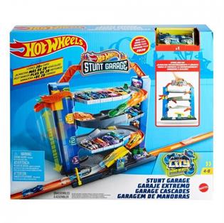 Автотрек Hot Wheels Гараж для машинок 4 этажа (GNL70)