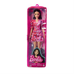 Кукла Barbie Модница в розовом платье в цветочек 29 см (HBV11)