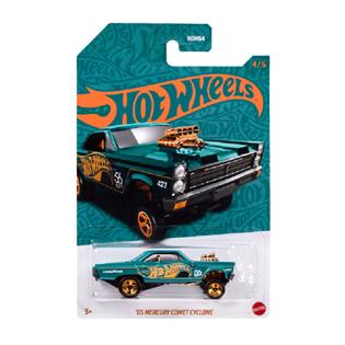 Машинка Hot Wheels Жемчужные и хромированные 65 Mercury Comet Cyclone (HDH54-HVW98)