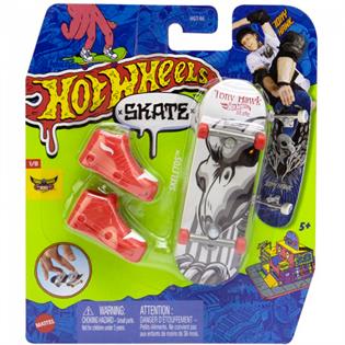Игровой набор Hot Wheels Фингерборд и обувь для пальцев Skeletos (HGT46-S)