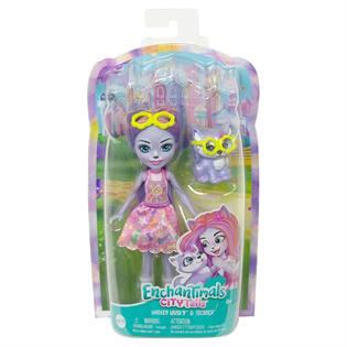 Кукла Enchantimals Хаски Хедли 15 см с питомцем (HHB90)