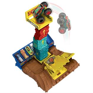 Ігровий набір Hot Wheels Тренувальна арена Руйнівники арен півфінал Неймовірні стрибки (HNB92-HNB94)