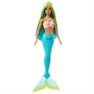 Лялька Barbie Дрімтопія Кольоровий мікс Русалонька бірюзовий (HRR02-HRR03)