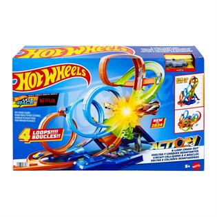 Авторек Hot Wheels Безумные виражи и петли (HXR70)