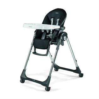 Стульчик для кормления Peg-Perego Prima Pappa Follow Me черный хайтек (IH01000000BL01)