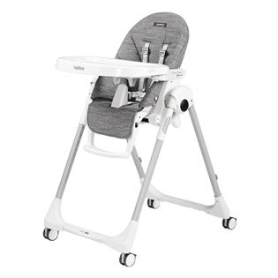Стульчик для кормления Peg-Perego Prima Pappa Follow Me Wonder пятноустойчивый серый (IH01000000WD53)