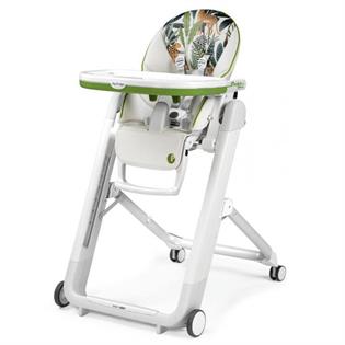 Стульчик для кормления Peg-Perego Siesta Follow Me с тропическим рисунком (IH03000002BL00J)