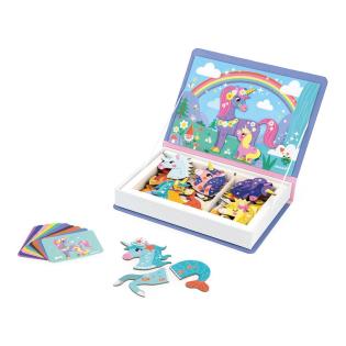 Магнітна книга Janod Єдиноріжки (J02584)