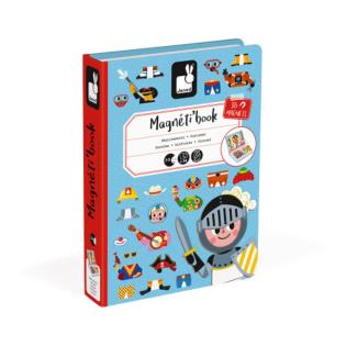 Магнітна книга Janod Вбрання для хлопчика (J02719)