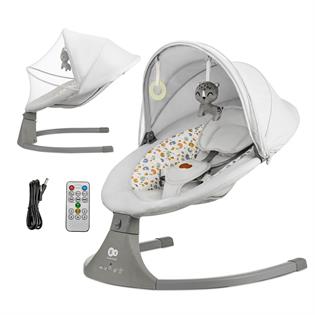 Крісло-гойдалка Kinderkraft Lumi 2 світло-сірий (KBLUMI02LGR0000)