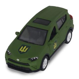 Автомодель TechnoDrive Шеврони героїв Toyota RAV4 Сухопутні війська ЗСУ 1:40 (KM6198M2)