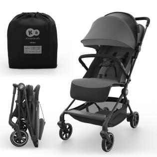 Прогулянкова коляска Kinderkraft Nebo Platinum Grey Beige (KSNEBO00GRY0000)