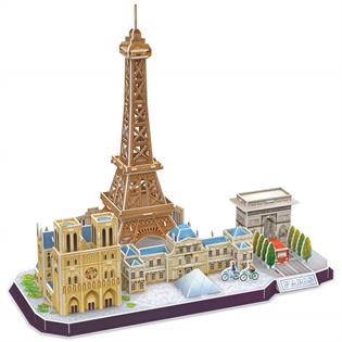 3D пазл CubicFun City Line Париж (MC254h)