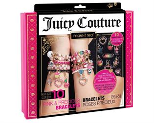 Набор для создания шарм-браслетов Make it Real Juicy Couture Розовый звездопад 470 эл. (MR4408)