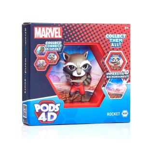 Фігурка Wow! Pods 4D Марвел Ракета 10 см (MVL-1038-12)