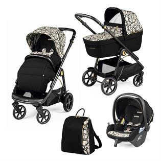 Універсальна коляска 3 в 1  Peg-Perego Veloce графическое золото (PACK-VEL31LG000002)