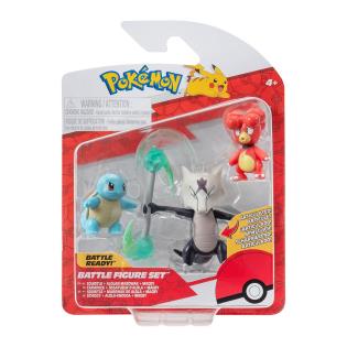 Набір ігрових фігурок Pokemon W19 Магби, Сквиртл, Алола Маровак (PKW3600)