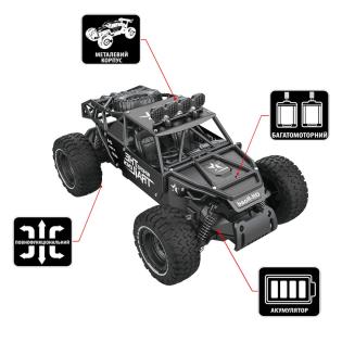 Машинка на радіокеруванні Sulong Toys Off-Road Crawler Race матовий чорний 1:14 (SL-309RHMBl)