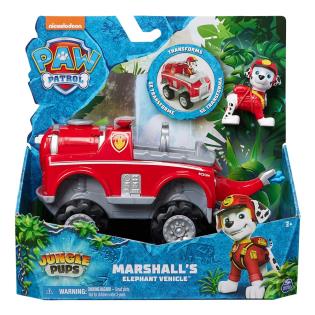 Ігровий набір Paw Patrol Джунглі Автомобіль-трансформер із водієм Маршал (SM17776/0600)