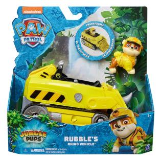Игровой набор Paw Patrol Джунгли Автомобиль-трансформер с водителем Крепыш (SM17776/0624)