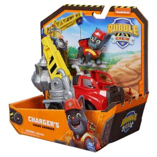 Строительный кран Rubble & Crew с фигуркой Заряда (SM28500/6066539)