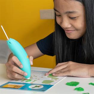 3D-ручка 3Doodler Start Plus для дитячої творчості базовий набір Креатив 72 стрижня (SPLUS)