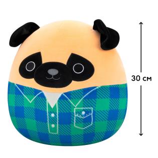 Мягкая игрушка Squishmallows Мопс Принц 30 см (SQCR06622)