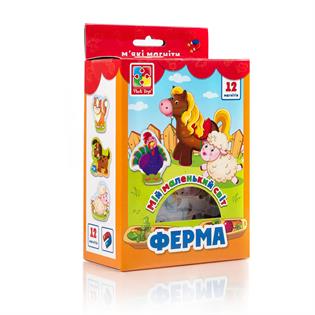 Набор магнитов Vladi Toys Мой маленький мир Ферма (VT3106-09)