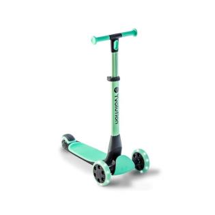 Триколісний самокат YVolution YGlider Nua LED складаний зелений (Y101263)