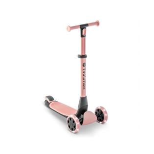 Триколісний самокат YVolution YGlider Nua LED складаний рожевий (Y101264)