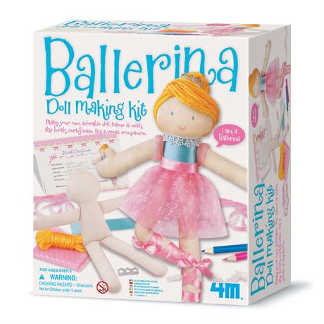 Набор для создания куклы 4M Балерина (00-02731) - фото 0