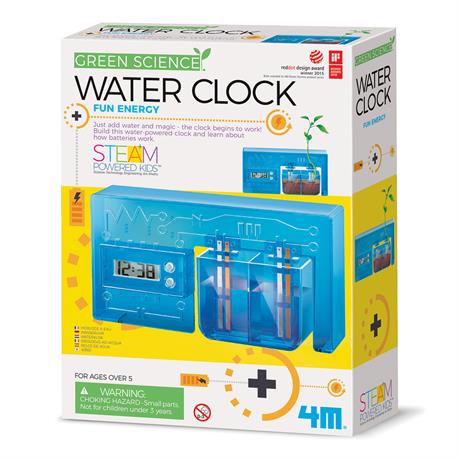 Набор для исследований 4M Часы на энергии воды (00-03411) - фото 0
